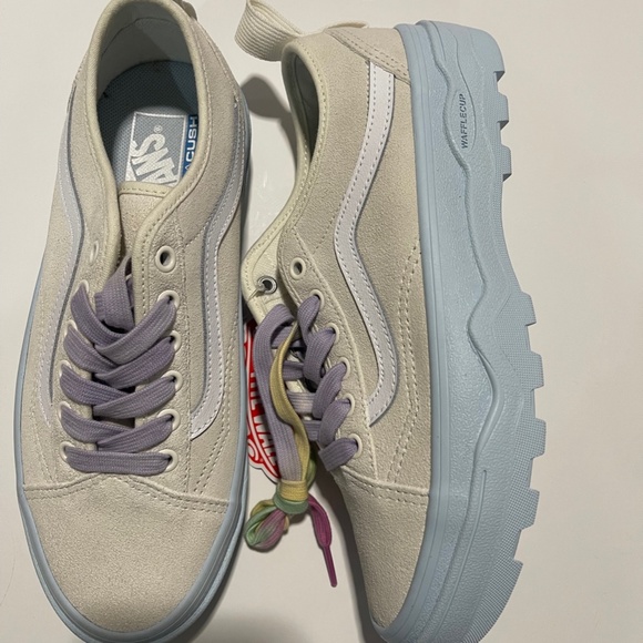 Vans Sentry Old Skool Marshmallow Suede Leather Upper NEW in Box Women's 8.5 - Picture 5 of 9